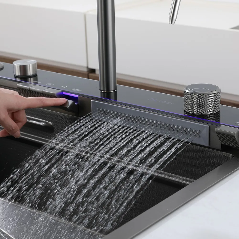 NeoSink Smart Multifunctional Kitchen Sink with LED Digital Display