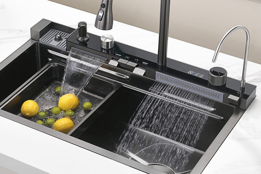NeoSink Smart Multifunctional Kitchen Sink with LED Digital Display